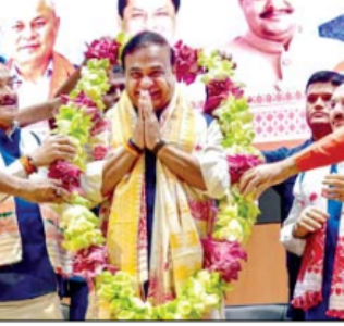 हिमंता सरमा असम भाजपा विधायक दल के नेता चुने गए